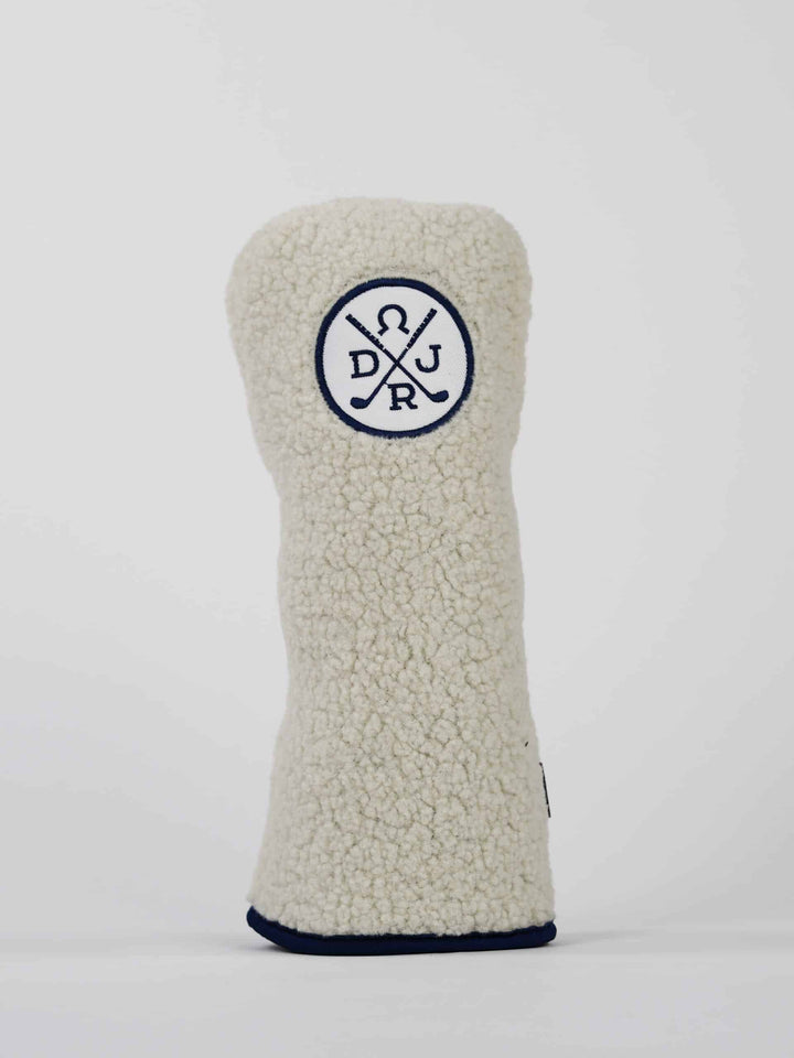 white fleece driver headcover