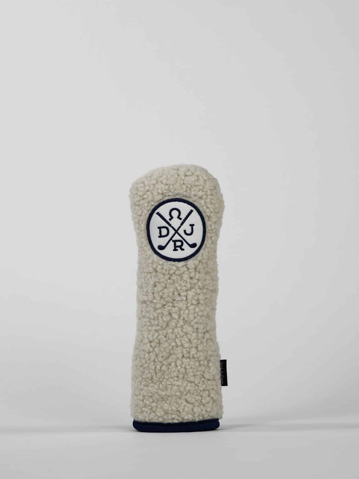 white fleece hybrid headcover
