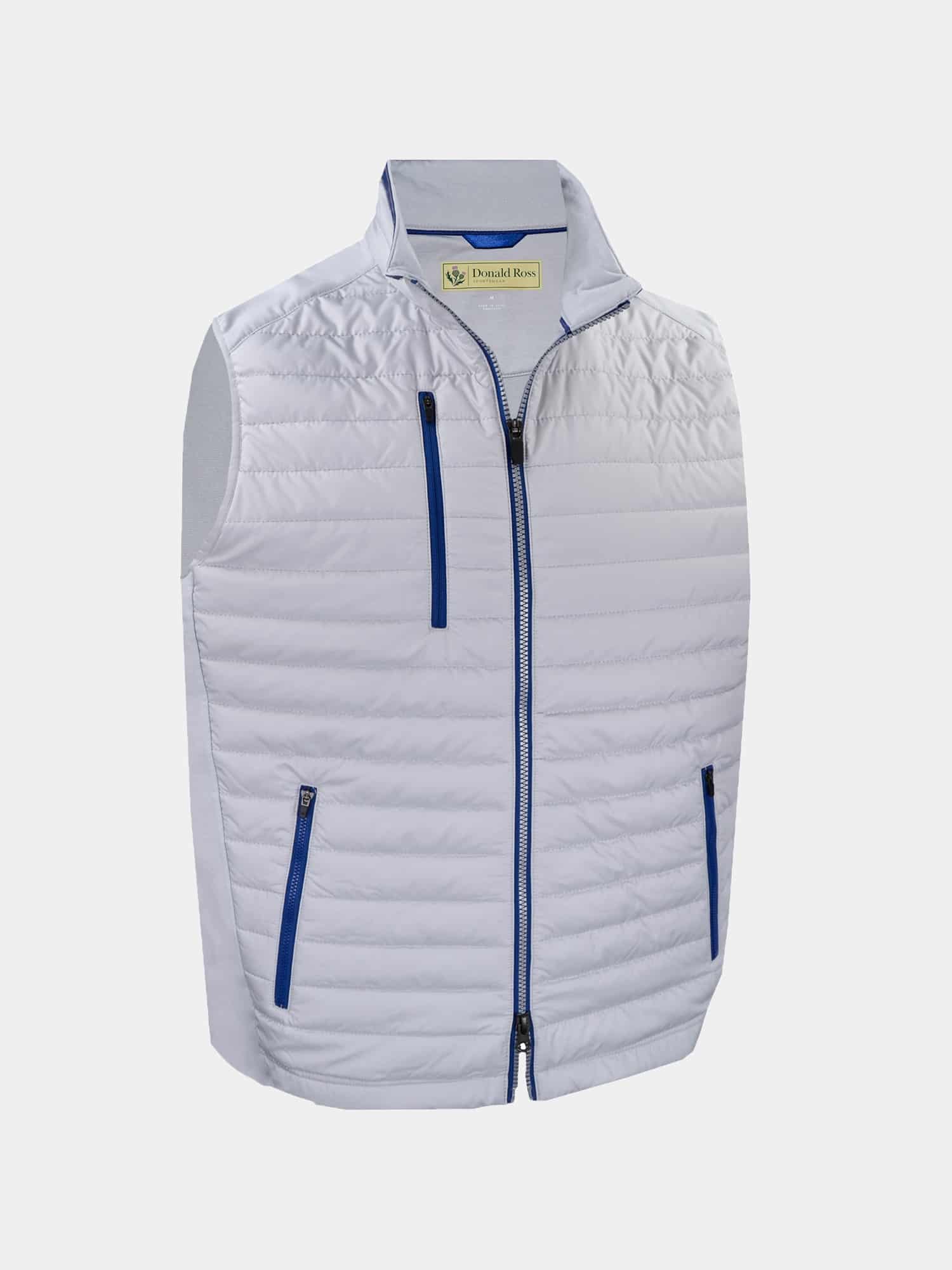 Mixed Media Fusion Vest - Granite DR1409V-121-008_FV