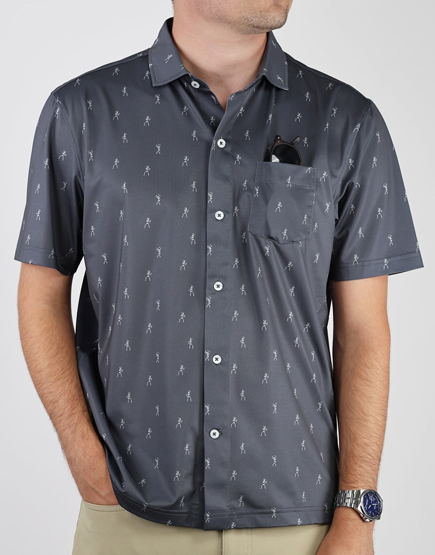 The Skeleton Button Up Jersey