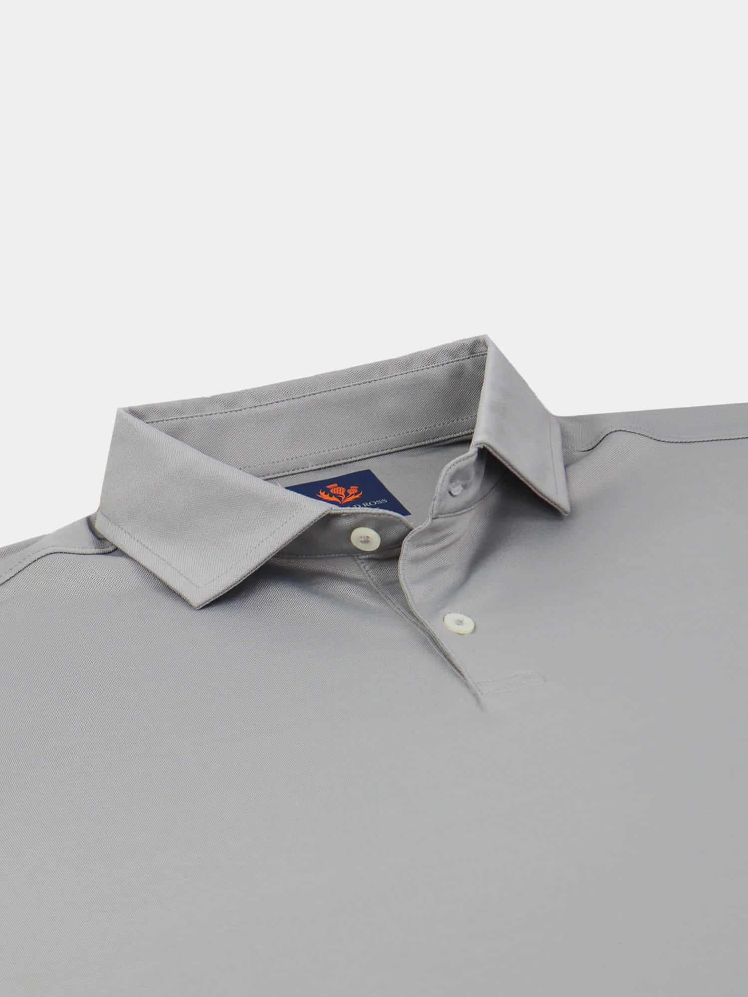 Men's Solid Golf Polo - Shadow