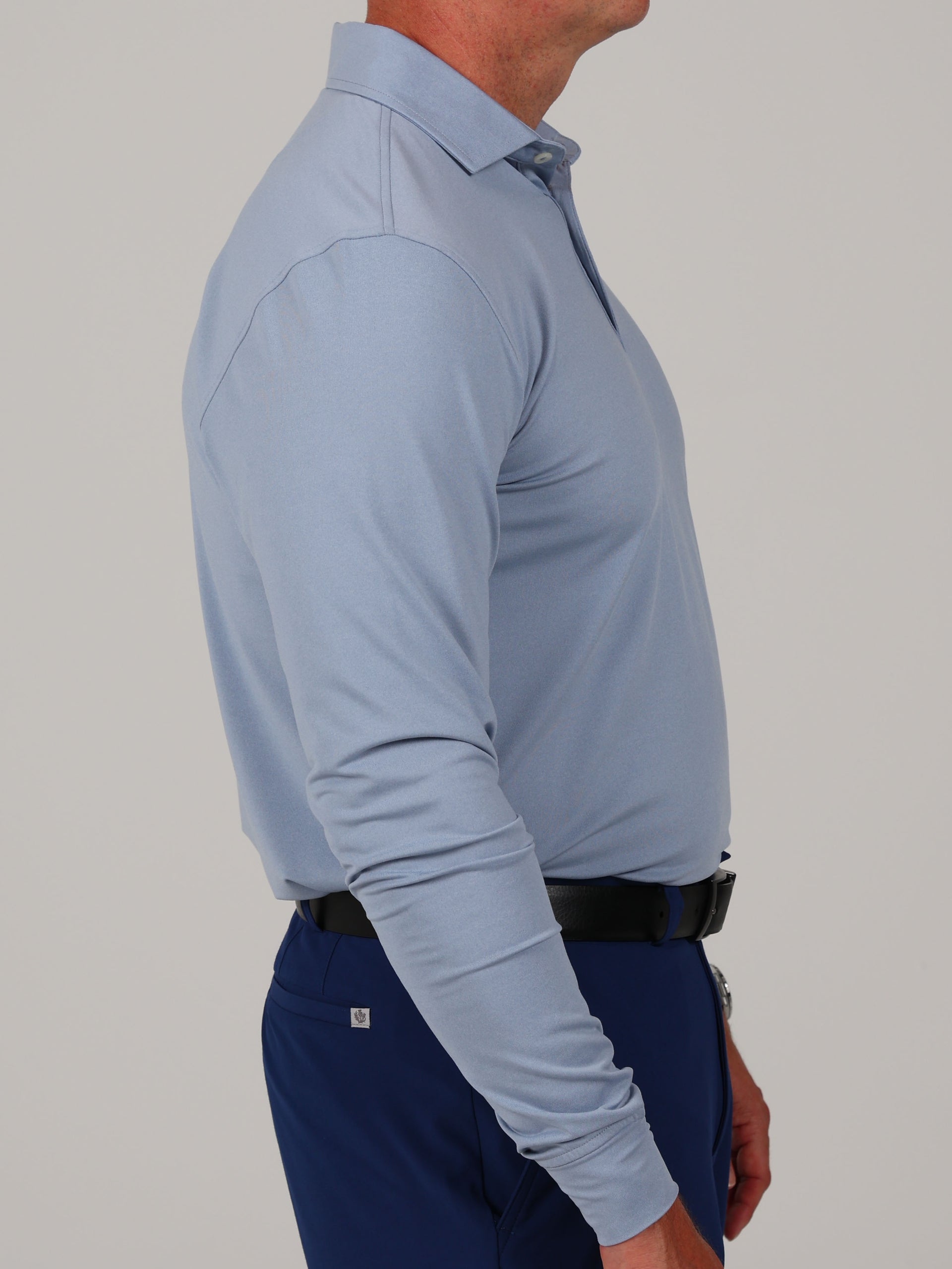 Mac Long Sleeve Melange Jersey - Sport Fit