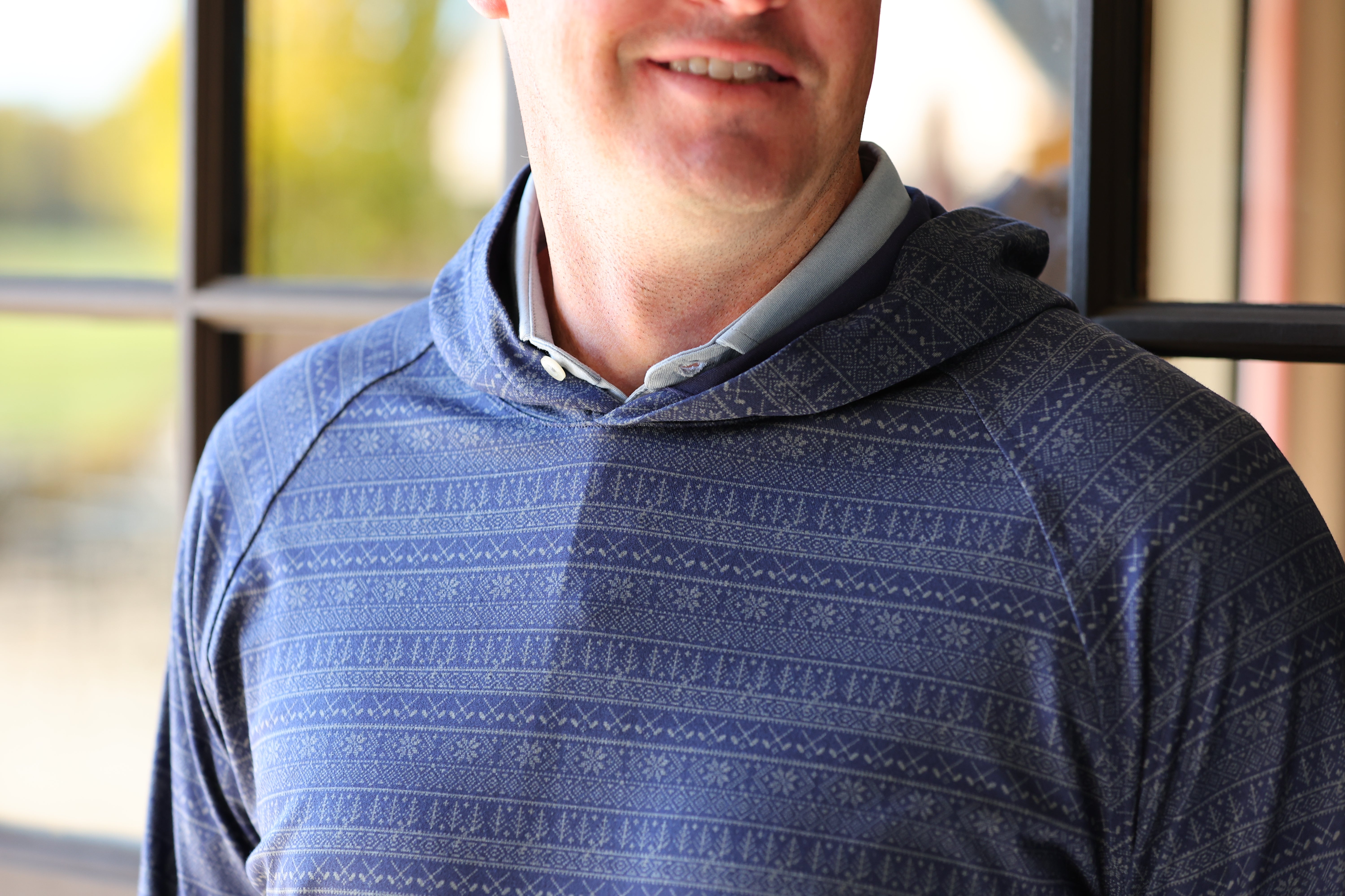 Fair Isle Hoodie - Sport Fit | Donald Ross Sportswear
