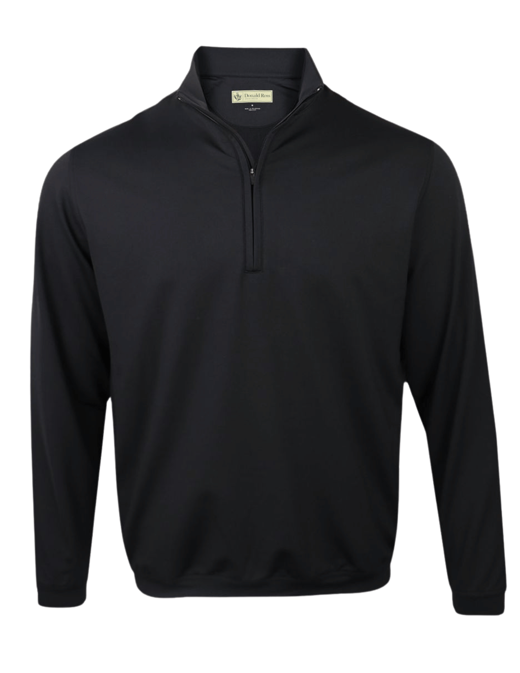 archive ribbed collar henry L/S グランジ 黒 Core Parkland Pullover - Classic Fit | Donald Ross Sportswear