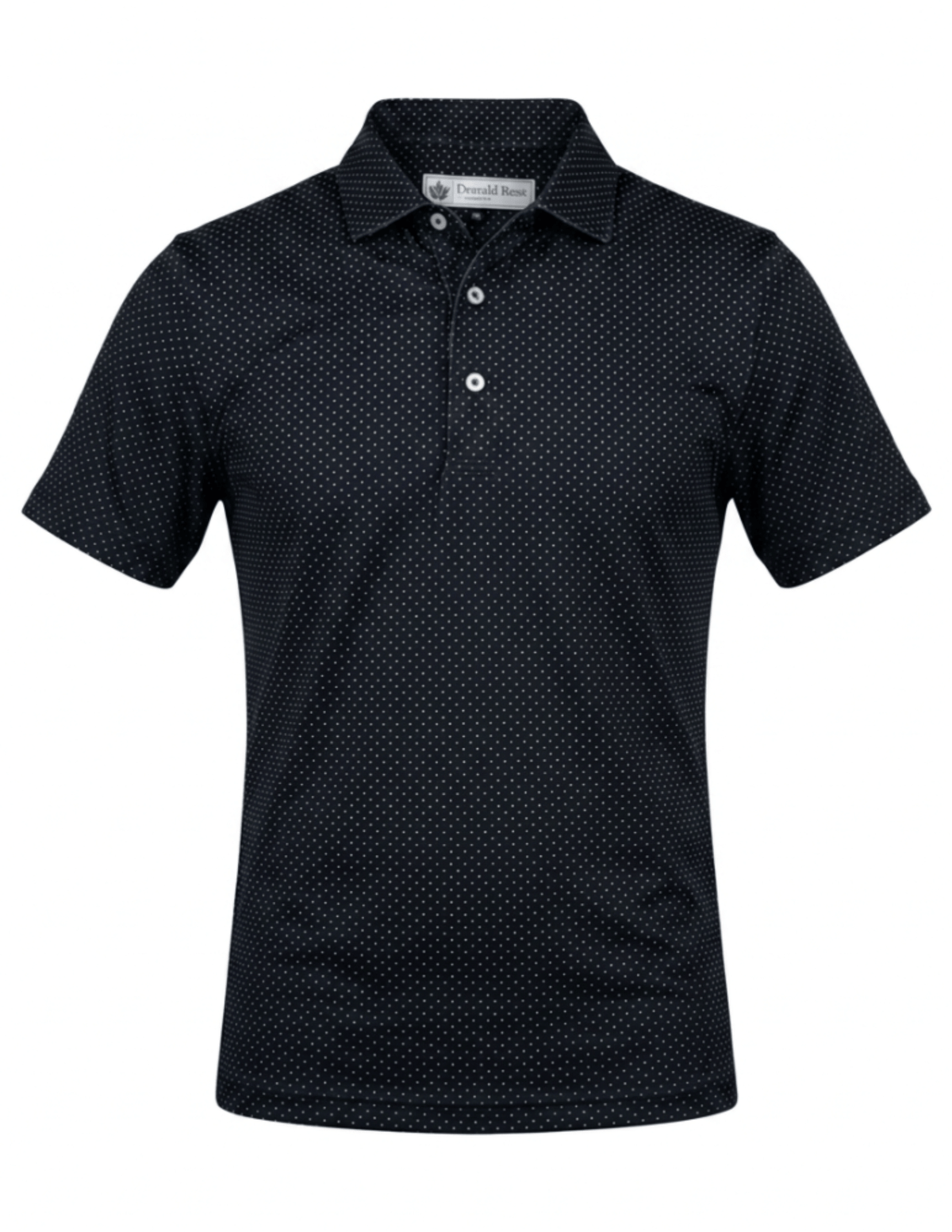 Core Polka Dot Print Polo - Classic Fit- B&T Fit