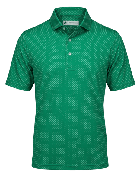 Core Rob Polka Dot Golf Polo - Classic Fit | Donald Ross Sportswear