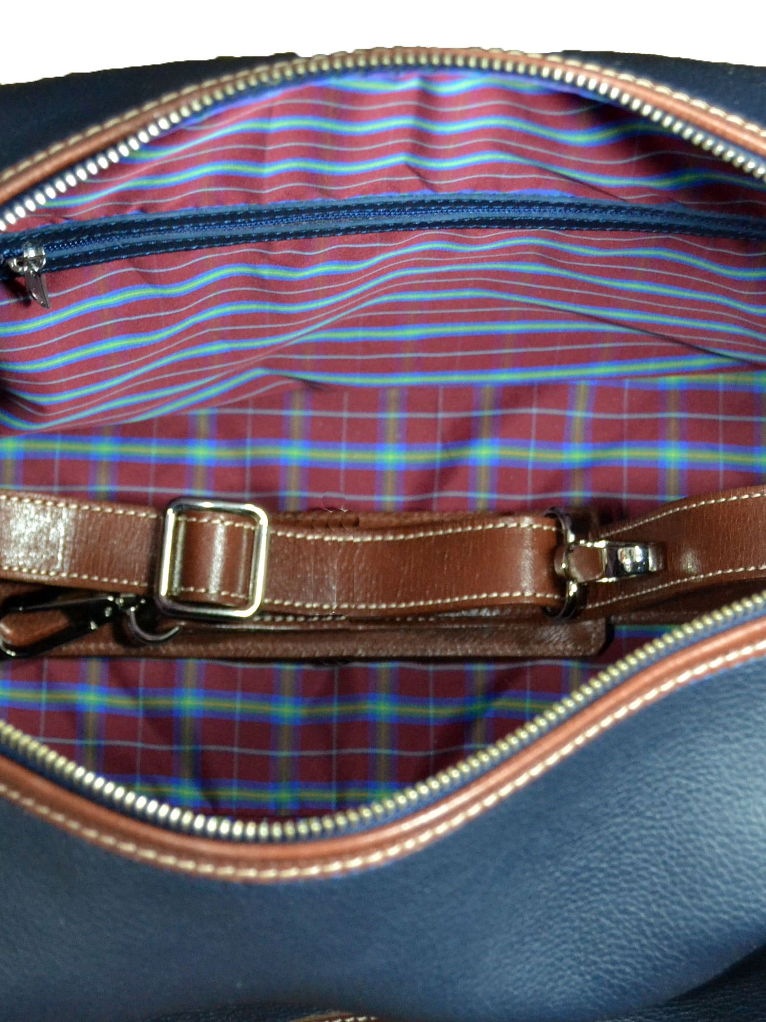 Classic Tartan Lined Duffle Bag