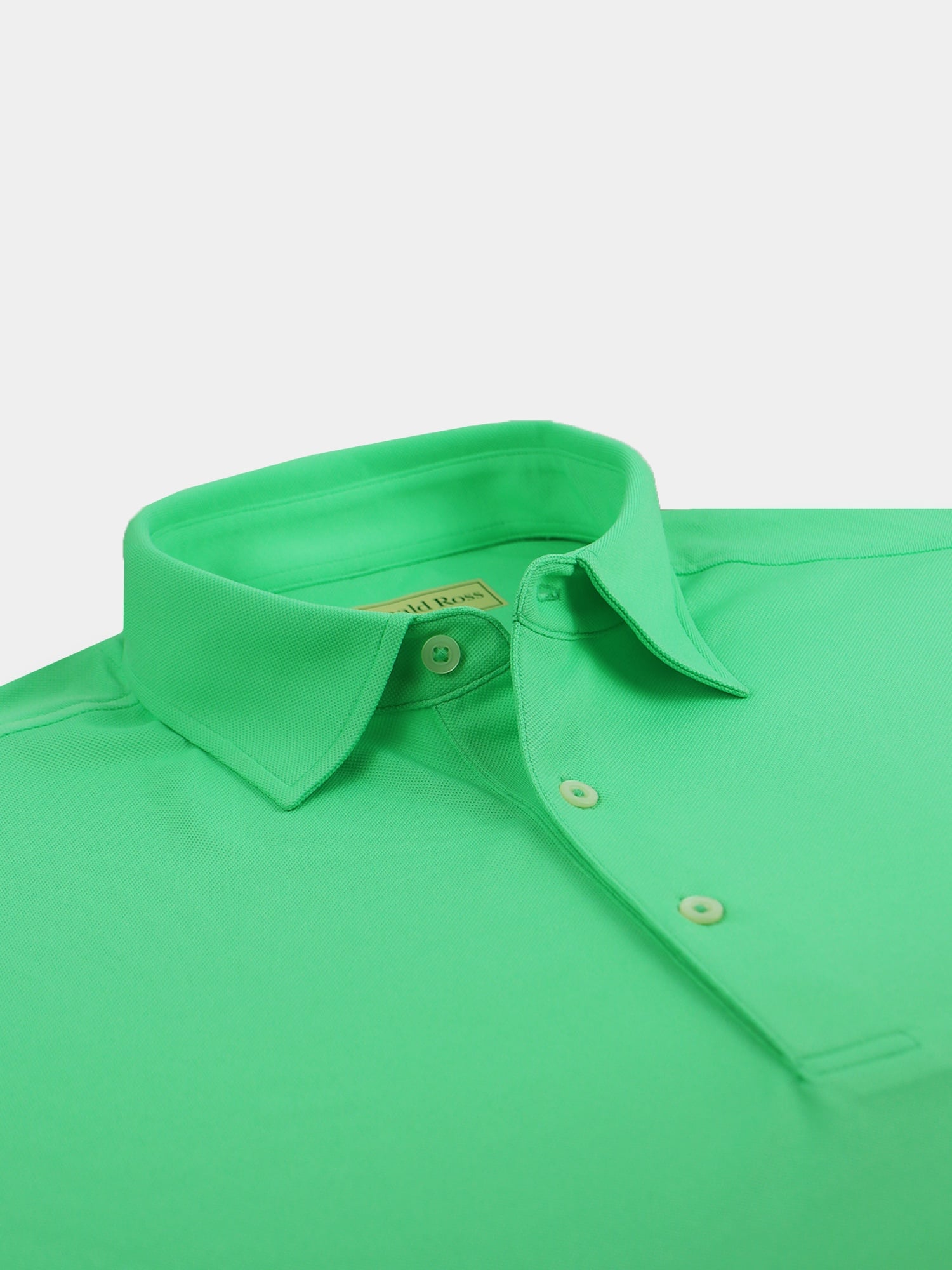 Solid Performance Pique Self Collar - Fresh Mint DR015SC-121-317