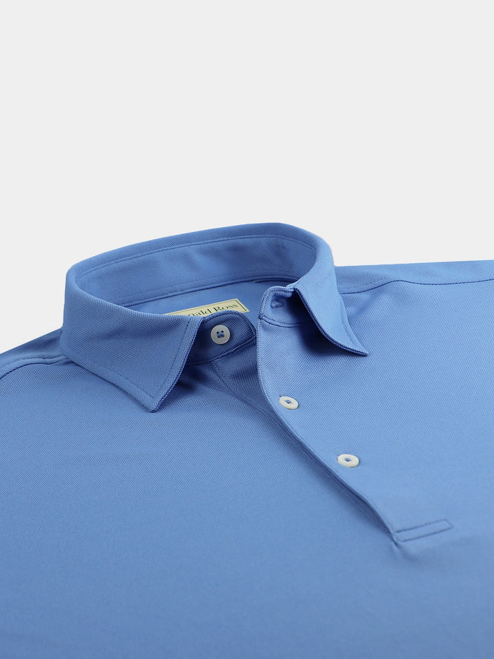 Solid Performance Pique Self Collar - Dolphin DR015SC-121-410