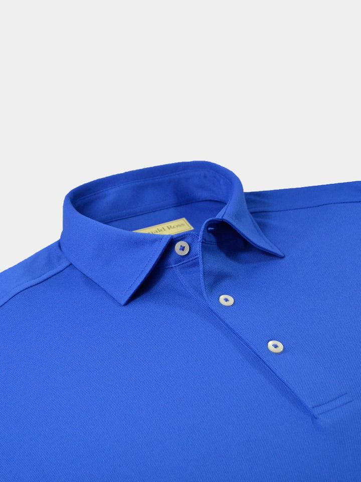 Solid Performance Pique Self Collar - Royal DR015SC-MSP-440