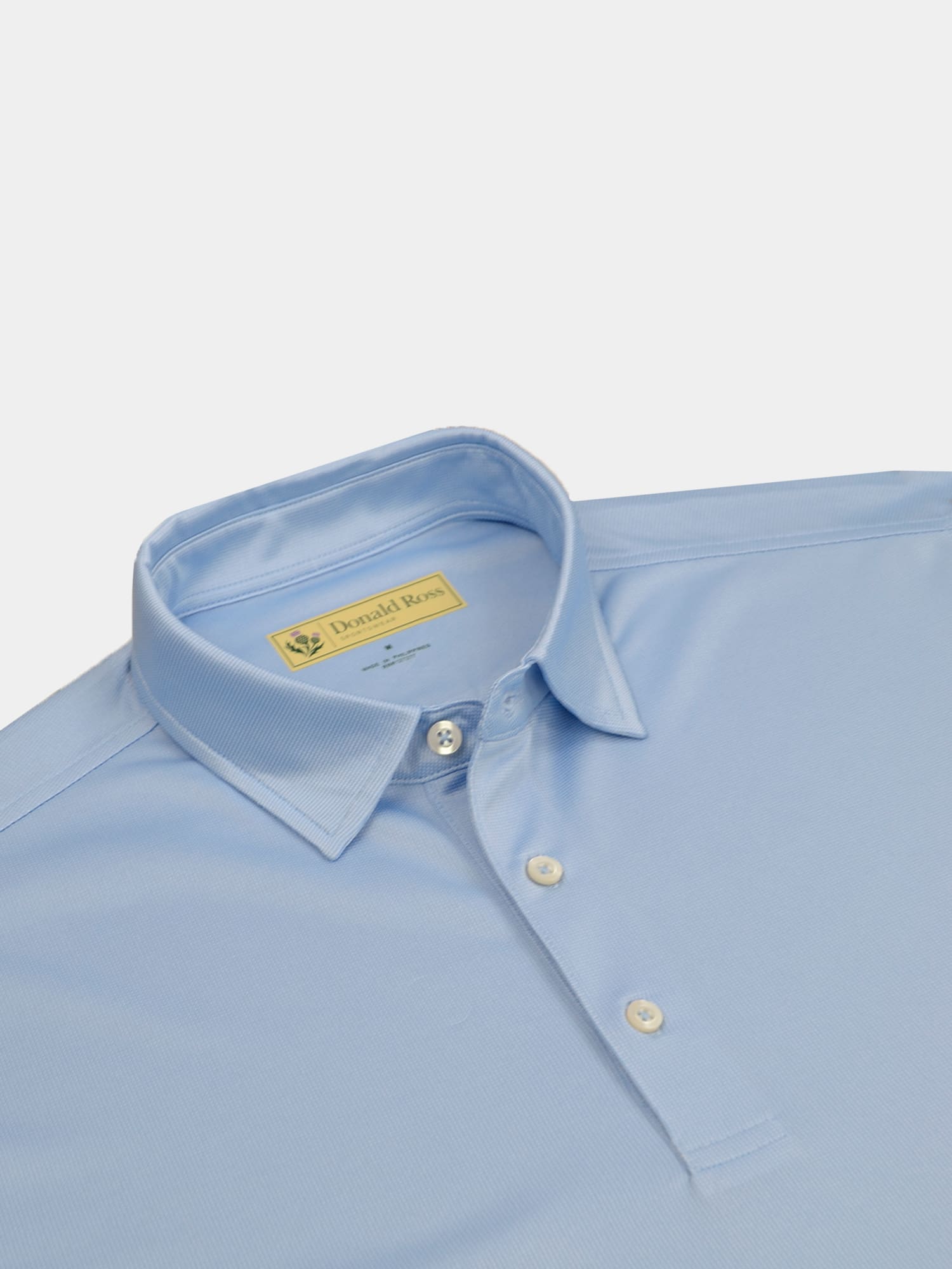Solid Jacquard Knit Polo - Classic Fit