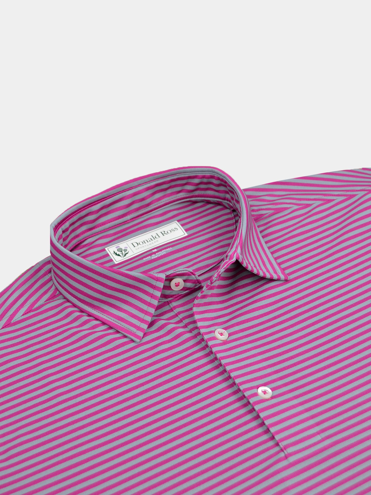 Men's Baby Pique Feeder Stripe - Classic Fit