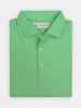 Folded solid green green polo shirt for men