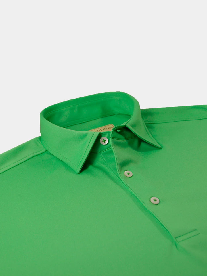 Solid Self Collar Performance Jersey - Green DR076SC-MSP-305