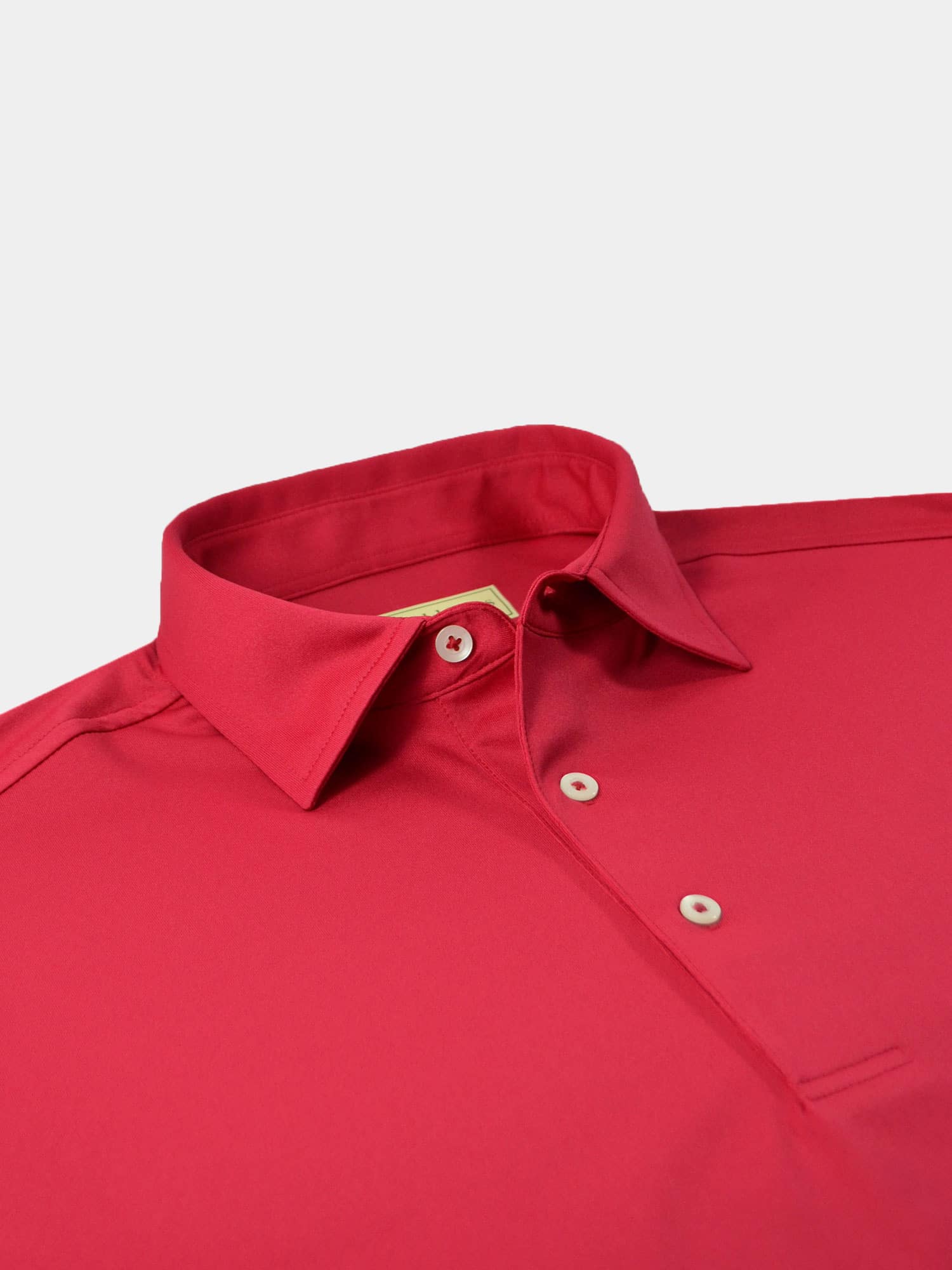 Solid Self Collar Performance Jersey - Red DR076SC-MSP-506