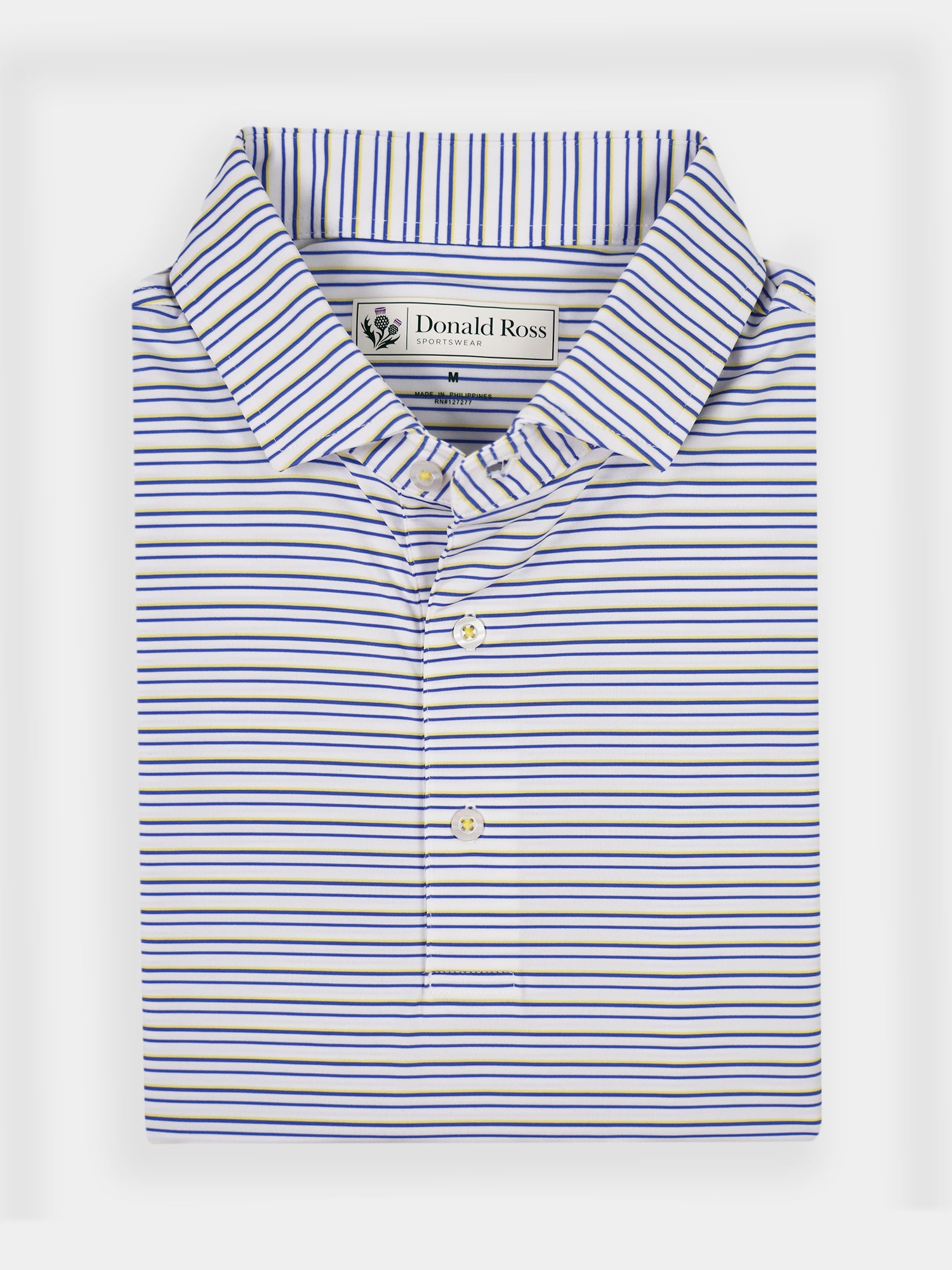 Toronto Multi Stripe Polo - Classic Fit | Donald Ross Sportswear