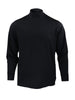 Black long-sleeve turtleneck with a relaxed, contemporary fit.