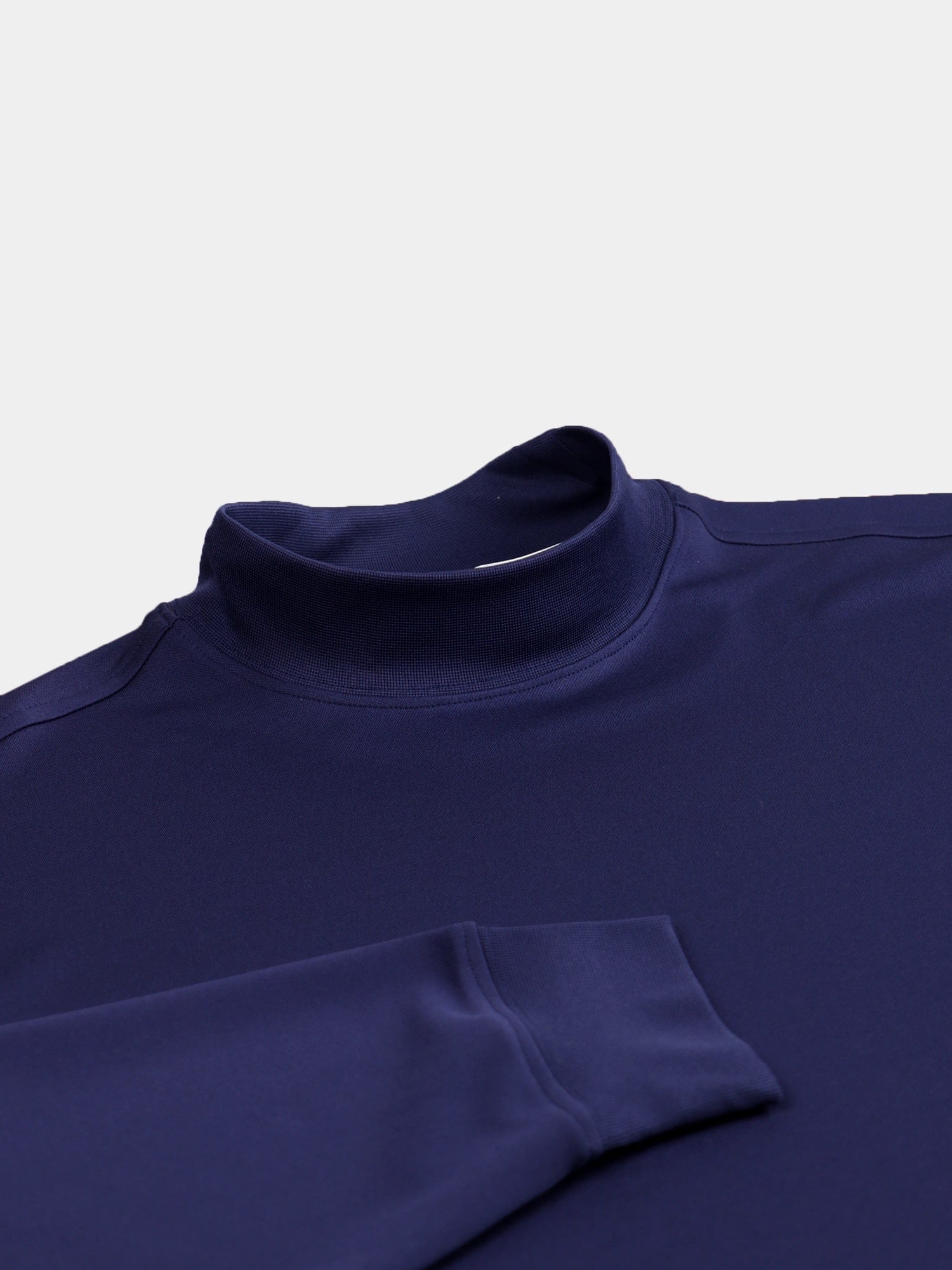 Long Sleeve Mock Neck Jersey - Navy DR157-MSP-400