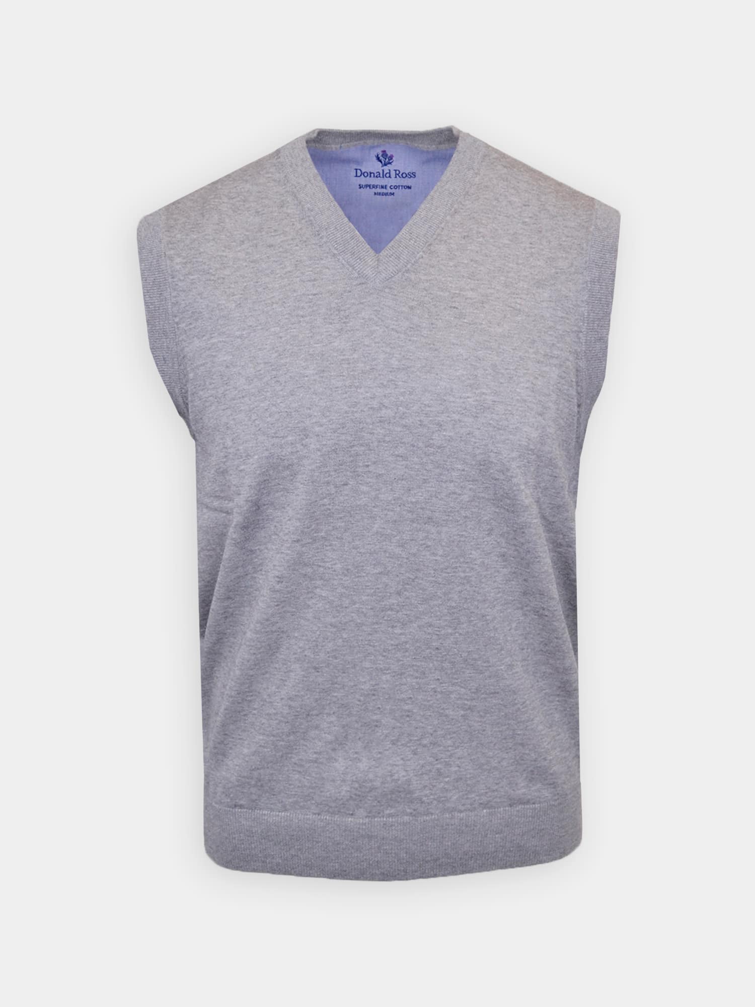 Cotton V-Neck Vest - Classic Fit