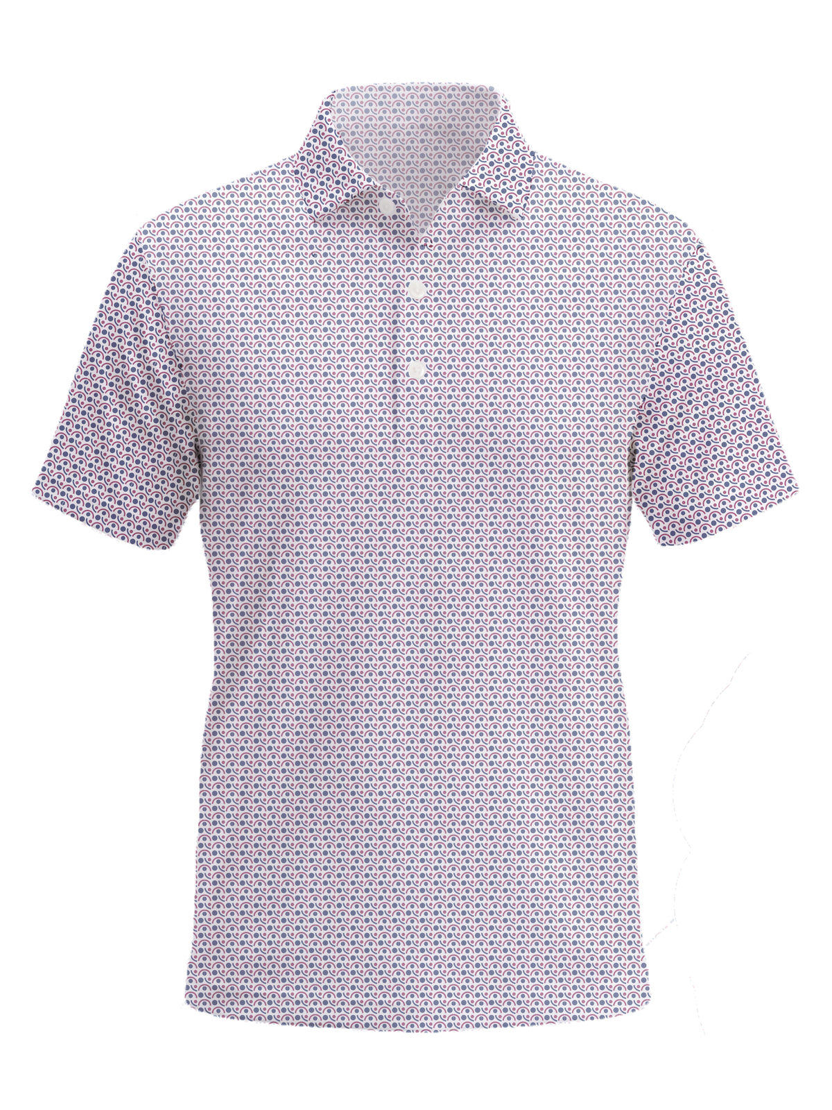 WHITE/WINE/NAVY / S