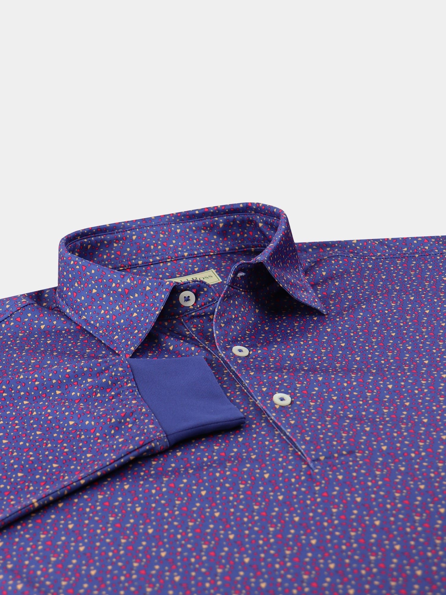 Long Sleeve Confetti Print Jersey