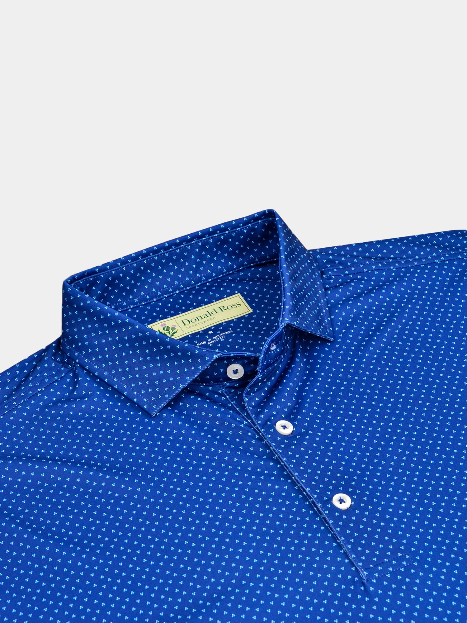 Tri-Dot Print Polo - Classic Fit