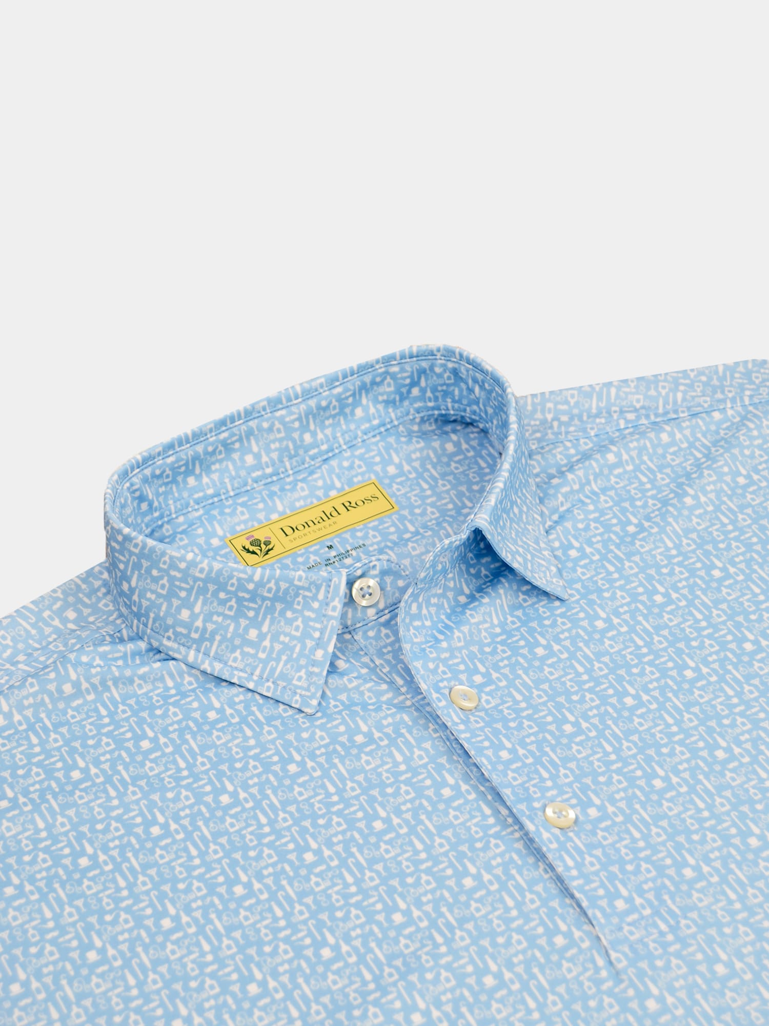 Gentleman Print Polo - Classic Fit