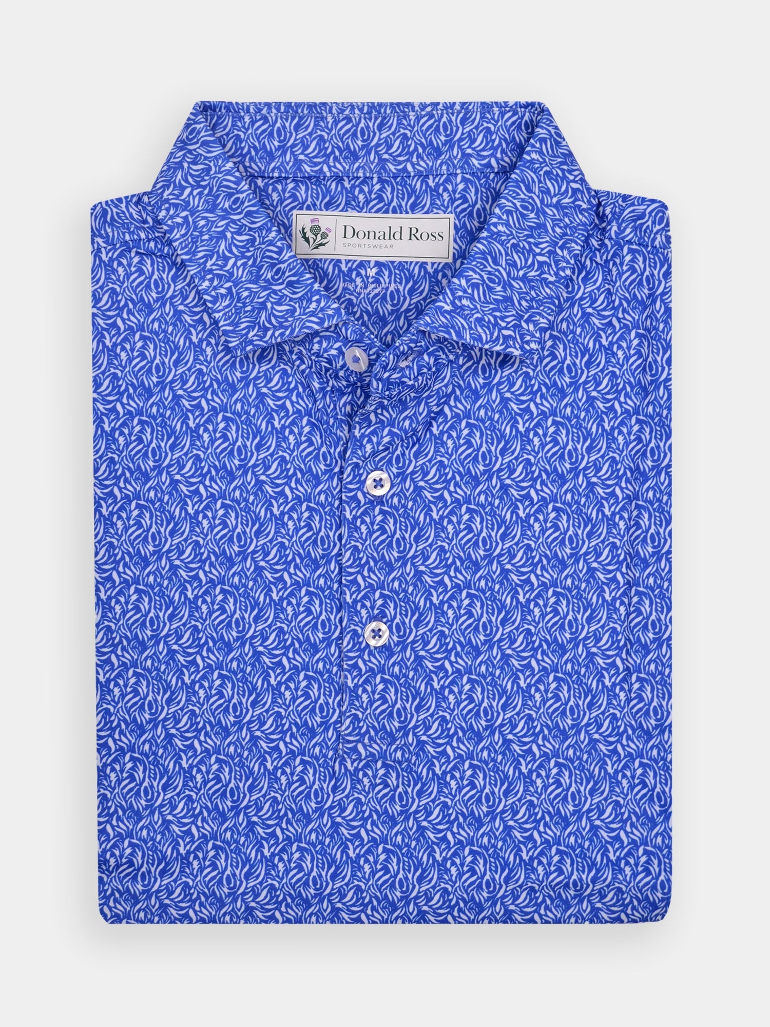 Donald Ross Men's Flames Performance Polo