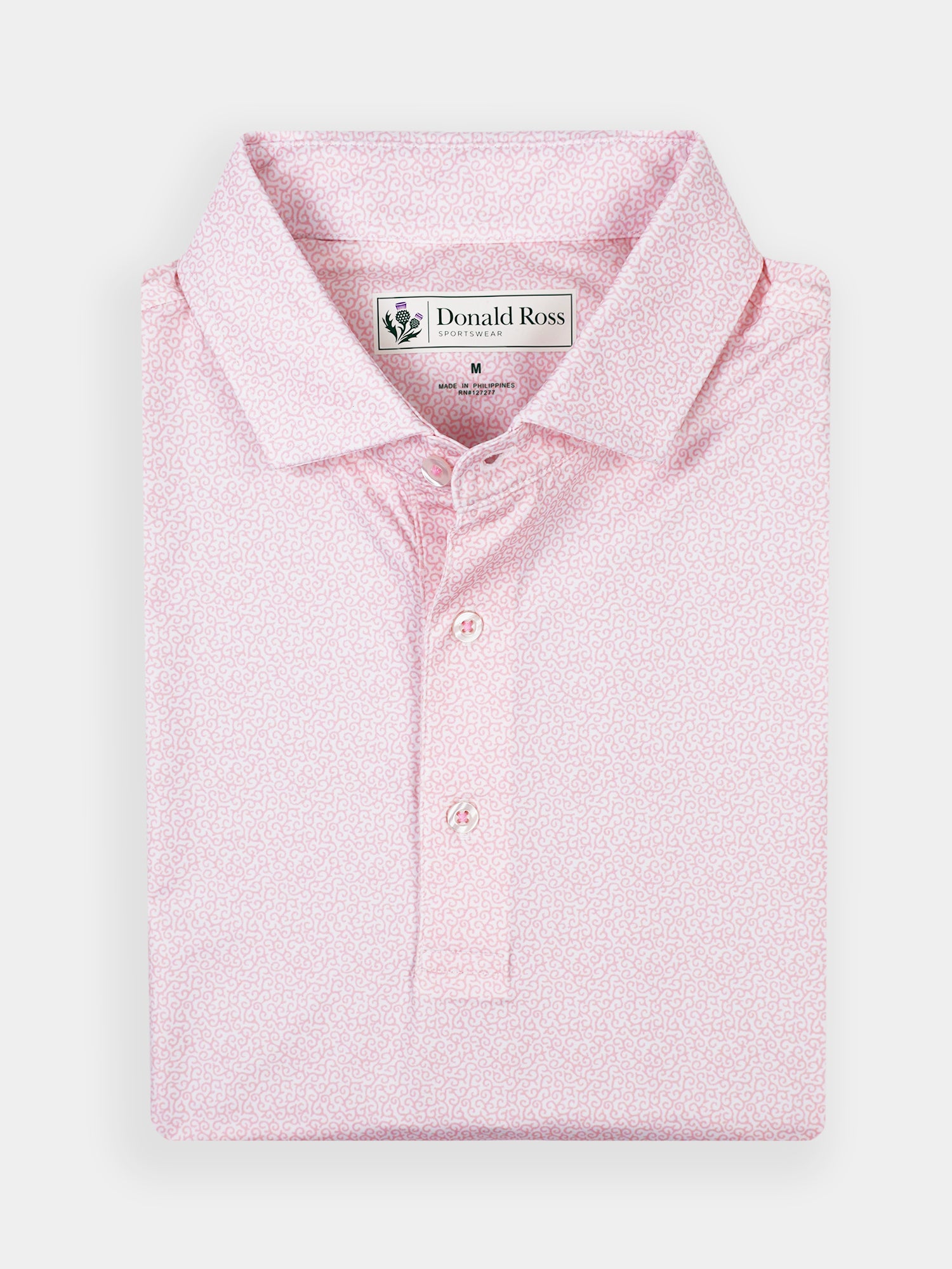 Holden Polo - Squiggle Print Polo - Classic Fit | Donald Ross