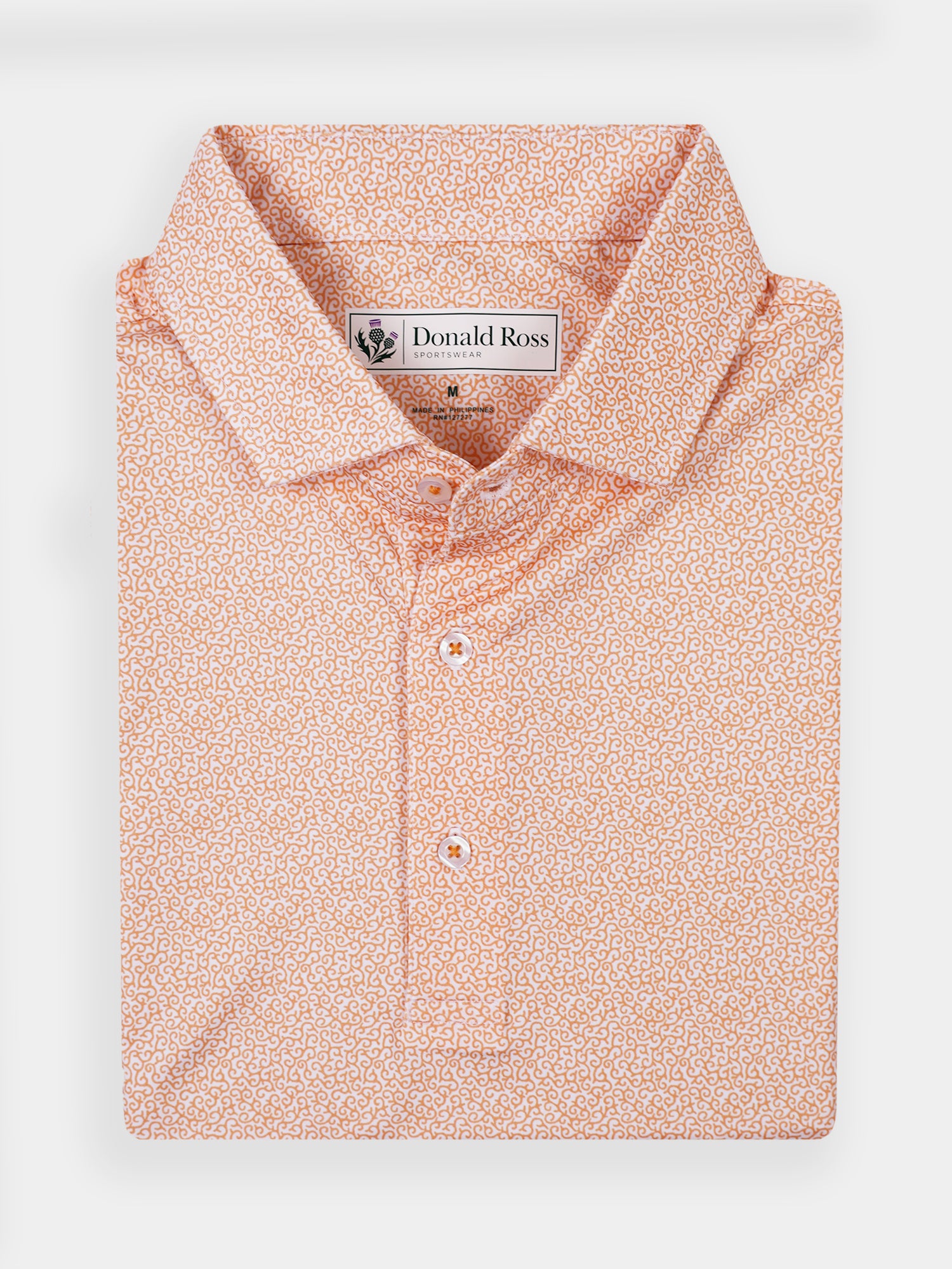 Holden Polo - Squiggle Print Polo - Classic Fit | Donald Ross