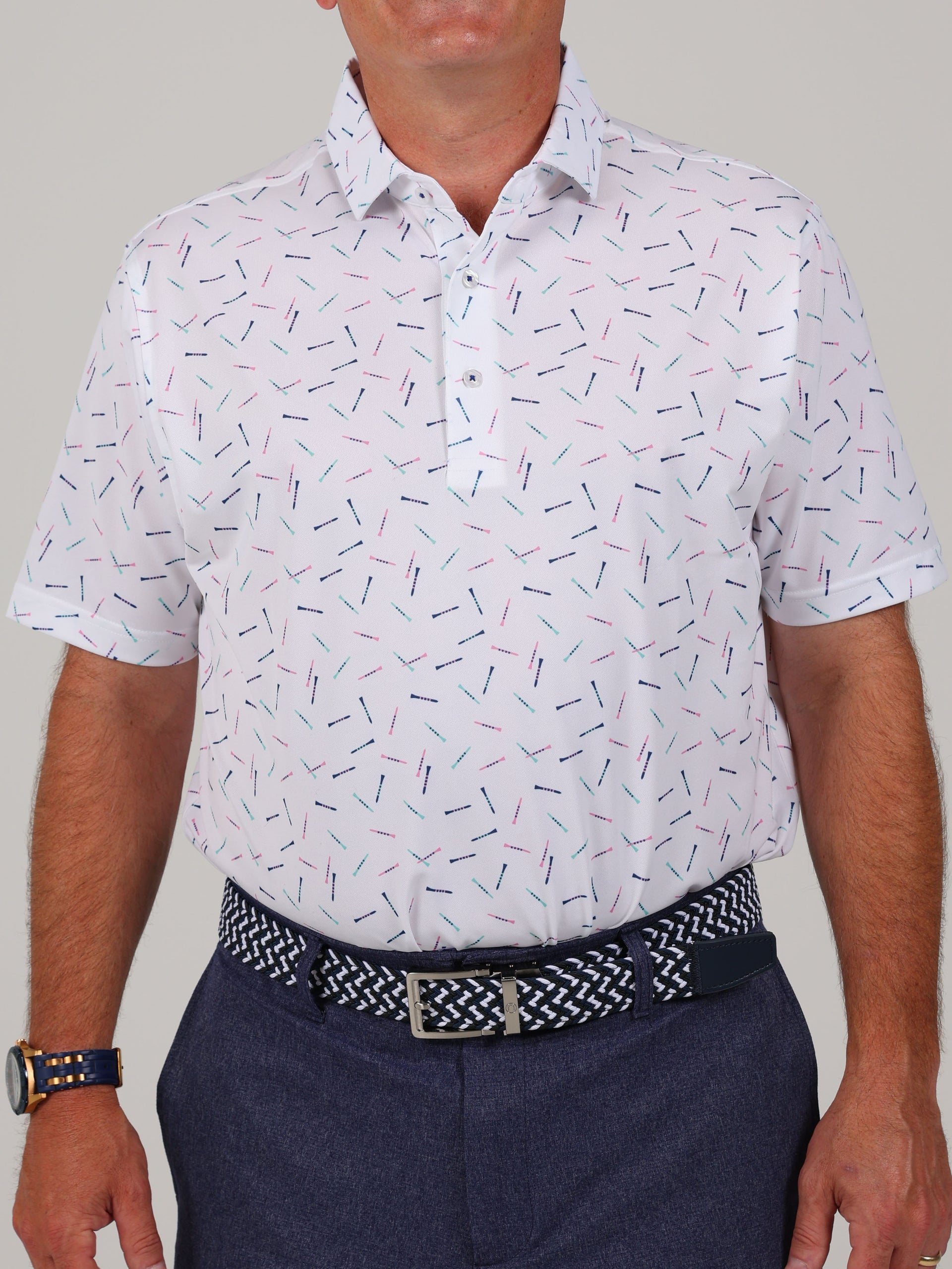 DELRAY-STRIPED TEE PRINT