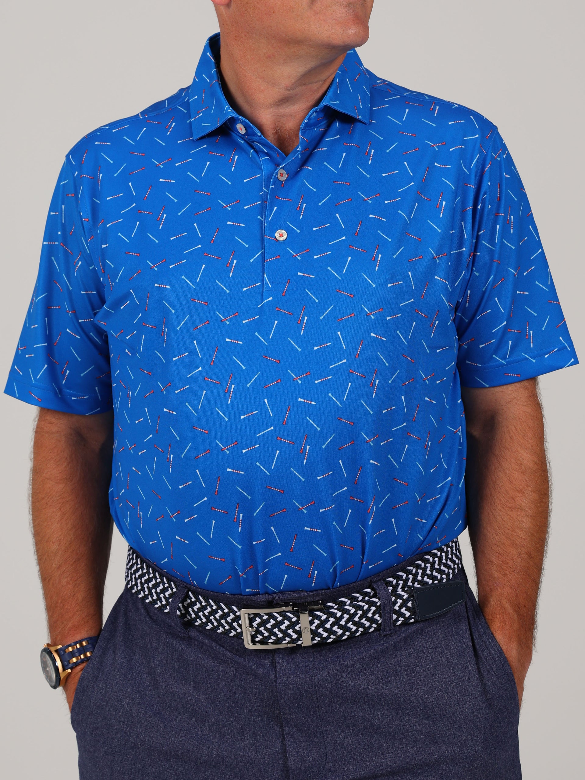 DELRAY-STRIPED TEE PRINT