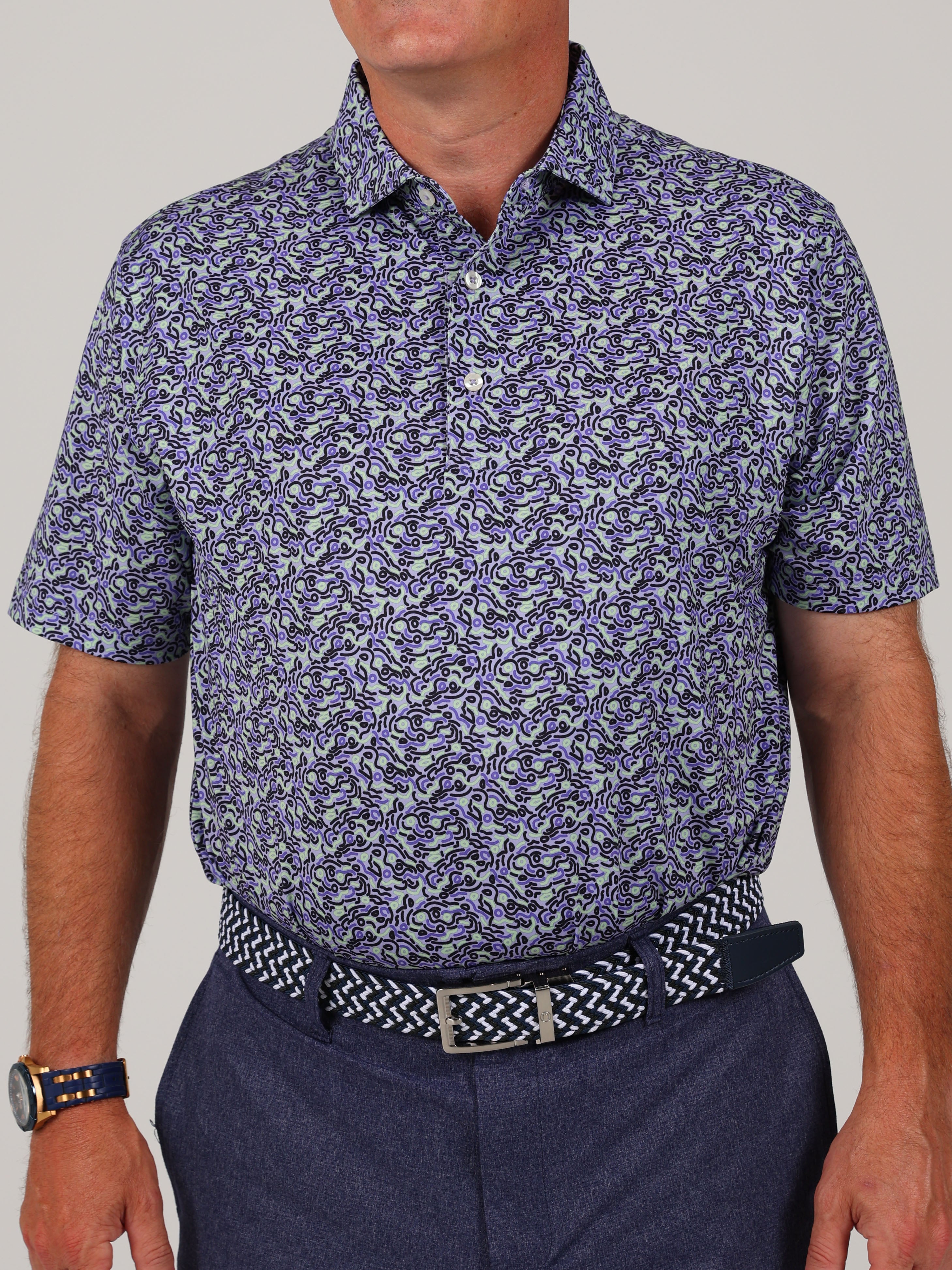 BRUNSWICK-SQUIGGLES PRINT | Donald Ross