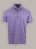 Men’s Donald Ross Savannah Camouflage Print polo in a third colorway, featuring an all-over camo motif, short sleeves, and premium stretch performance fabric.