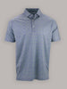 Front view of Donald Ross Savannah Camouflage Print polo emphasizing the all-over camouflage design, smooth performance fabric, and golf-ready styling.