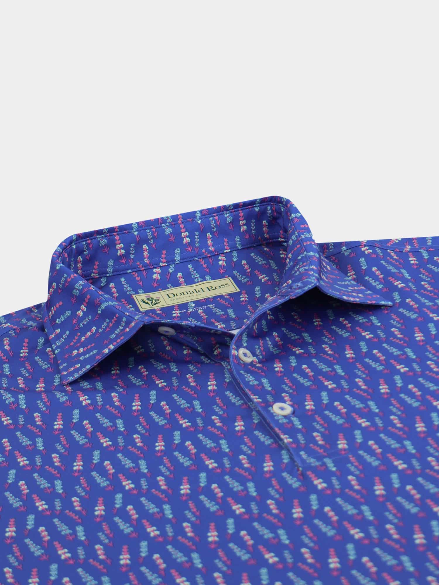Lavender Print Polo - Classic Fit