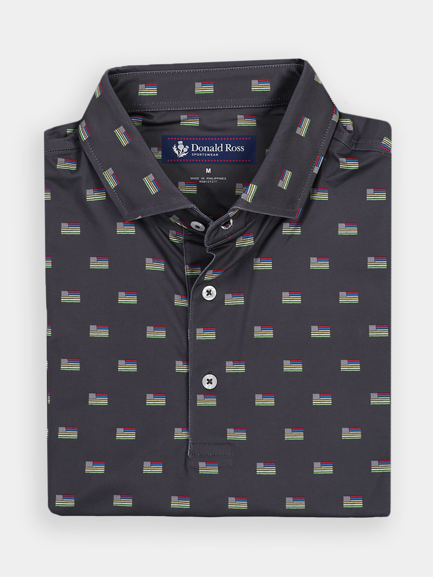 Donald Ross Men's Salute to Service Print Polo
