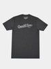 Dark gray T-shirt with "Donald Ross Est. 1872" in white, script font on the front. The tee is laid flat.