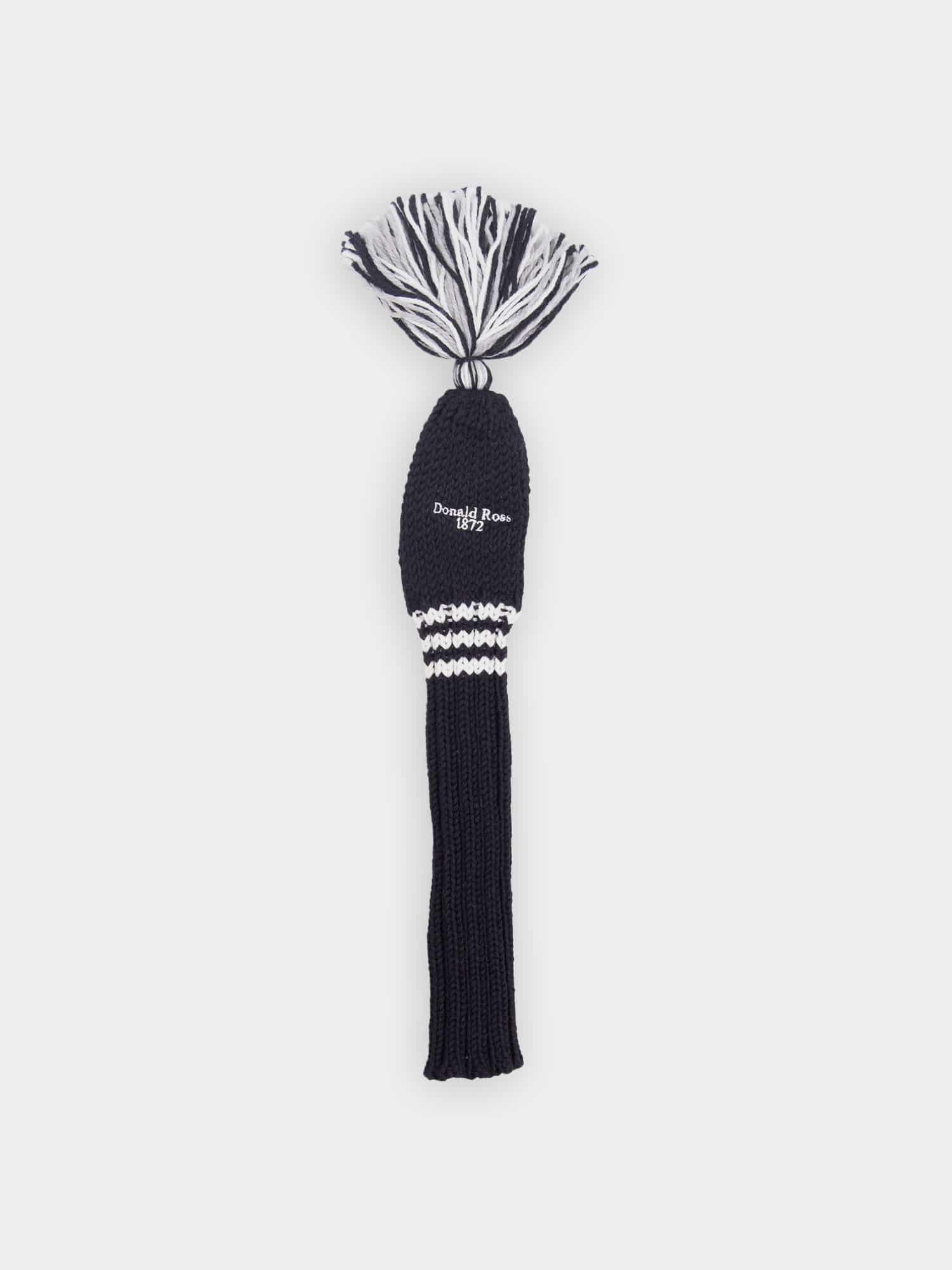 Knit Fairway Headcover - Black/Silver