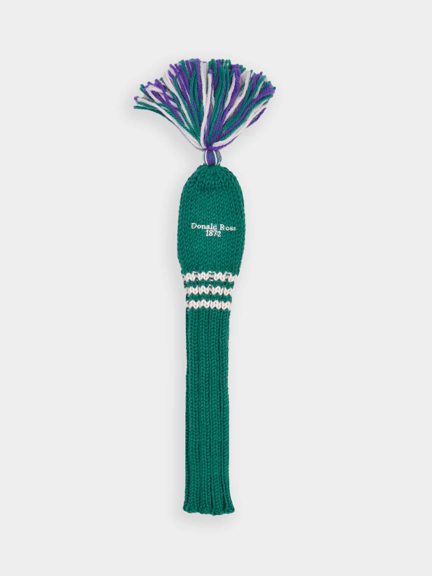 Knit Fairway Headcover - Green & Purple
