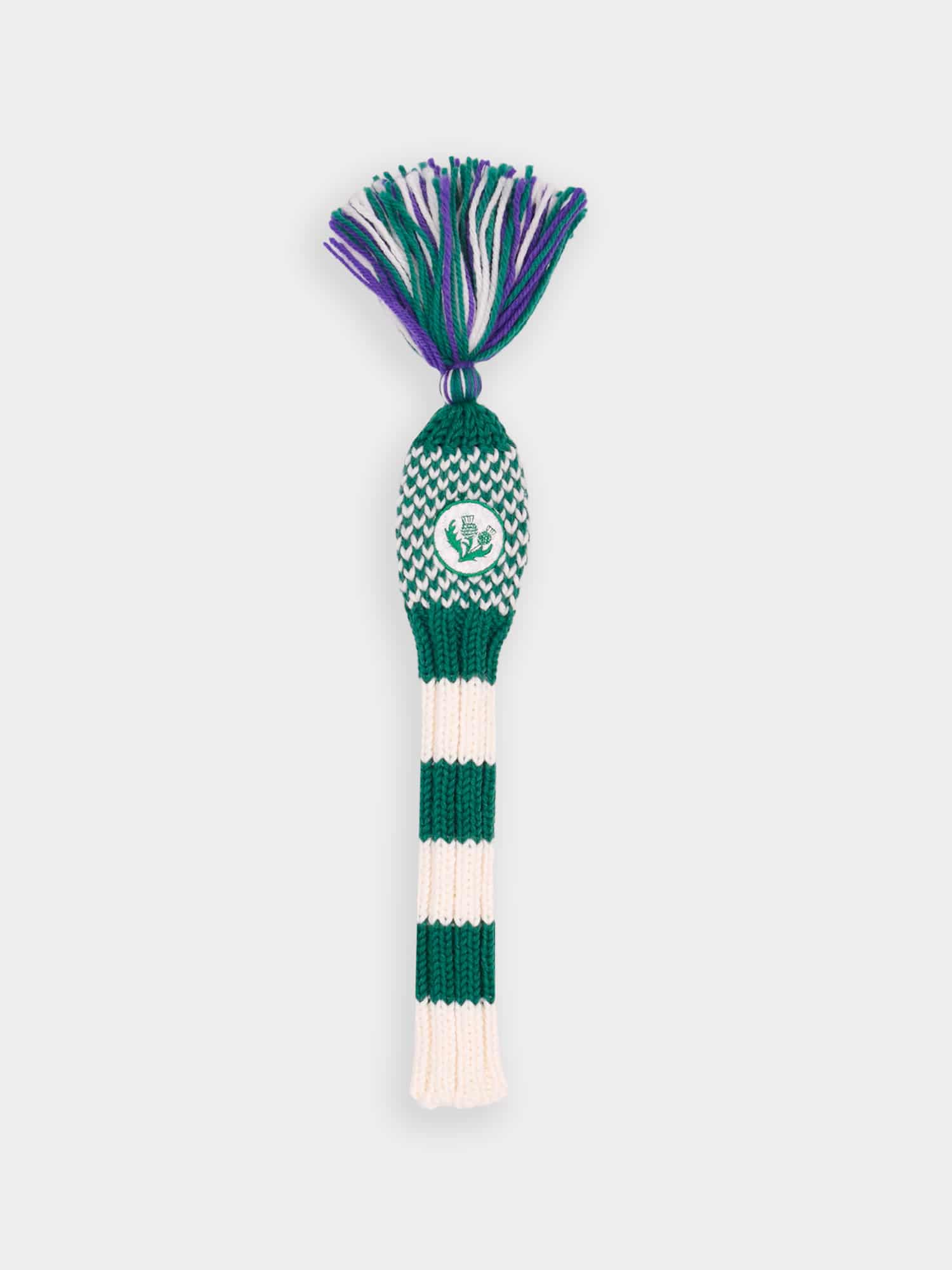 Knit Hybrid Headcover - Green & Purple