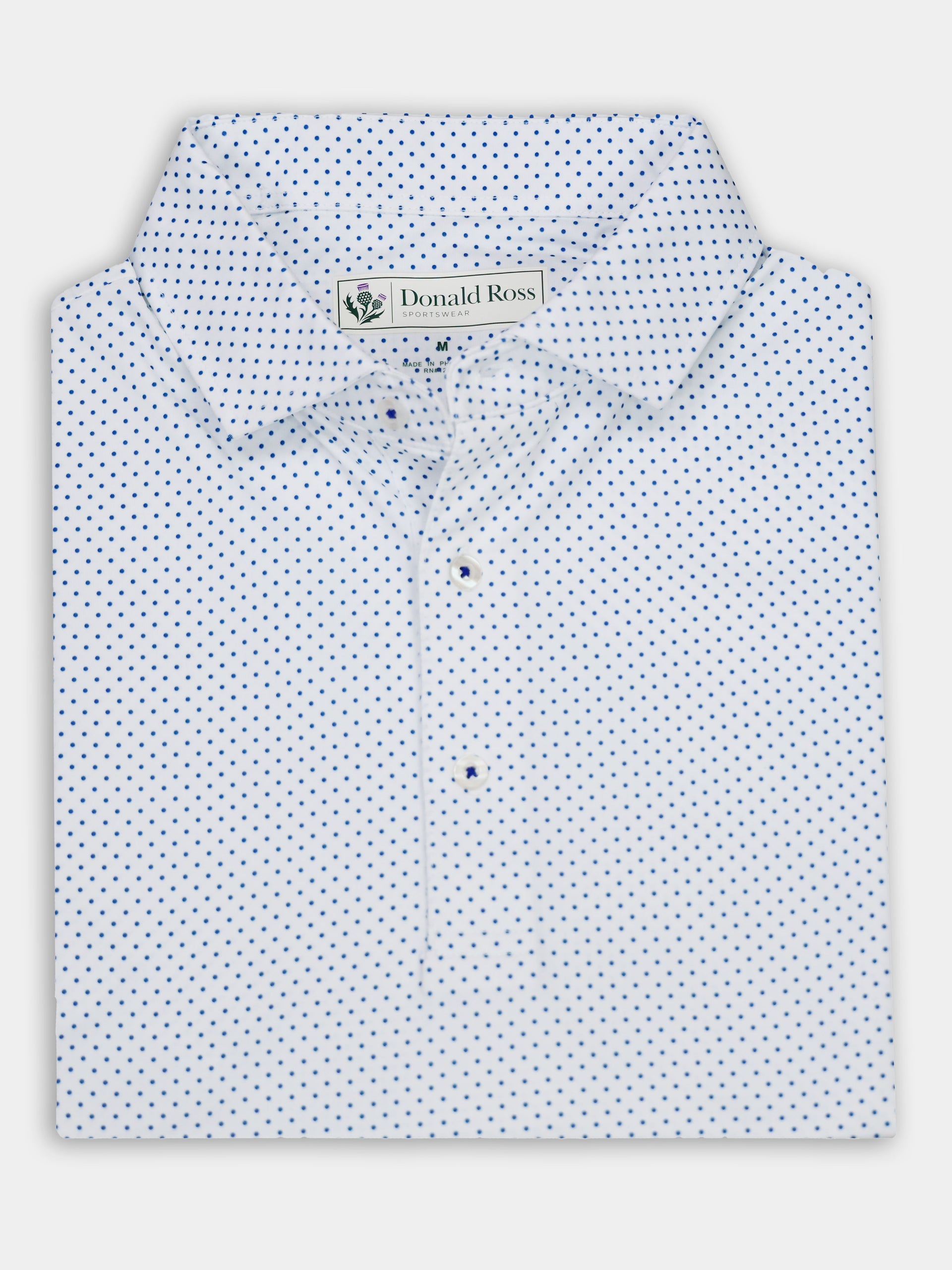 Core Rob Polka Dot Golf Polo - Classic Fit