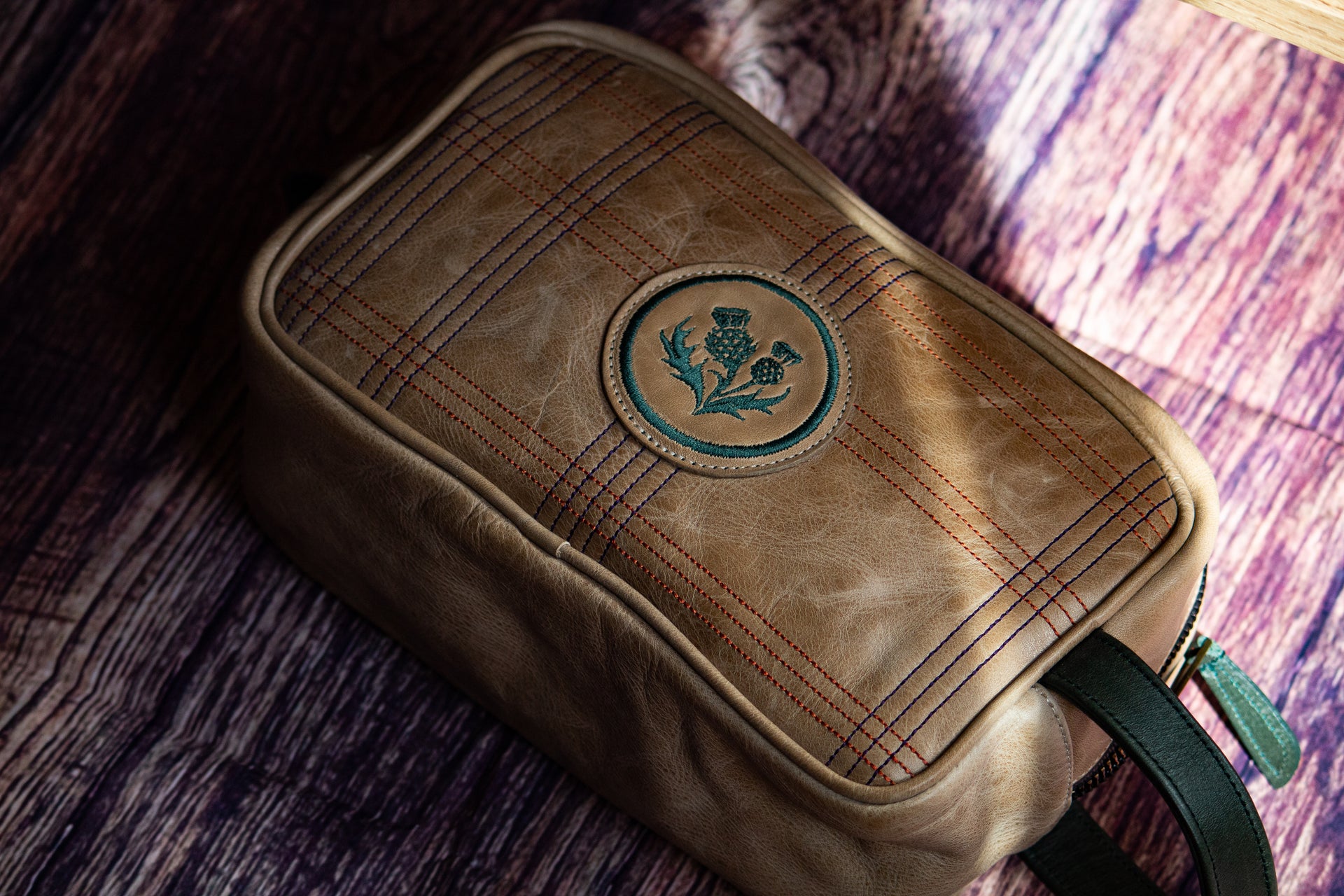 Genuine Leather Toiletry Bag