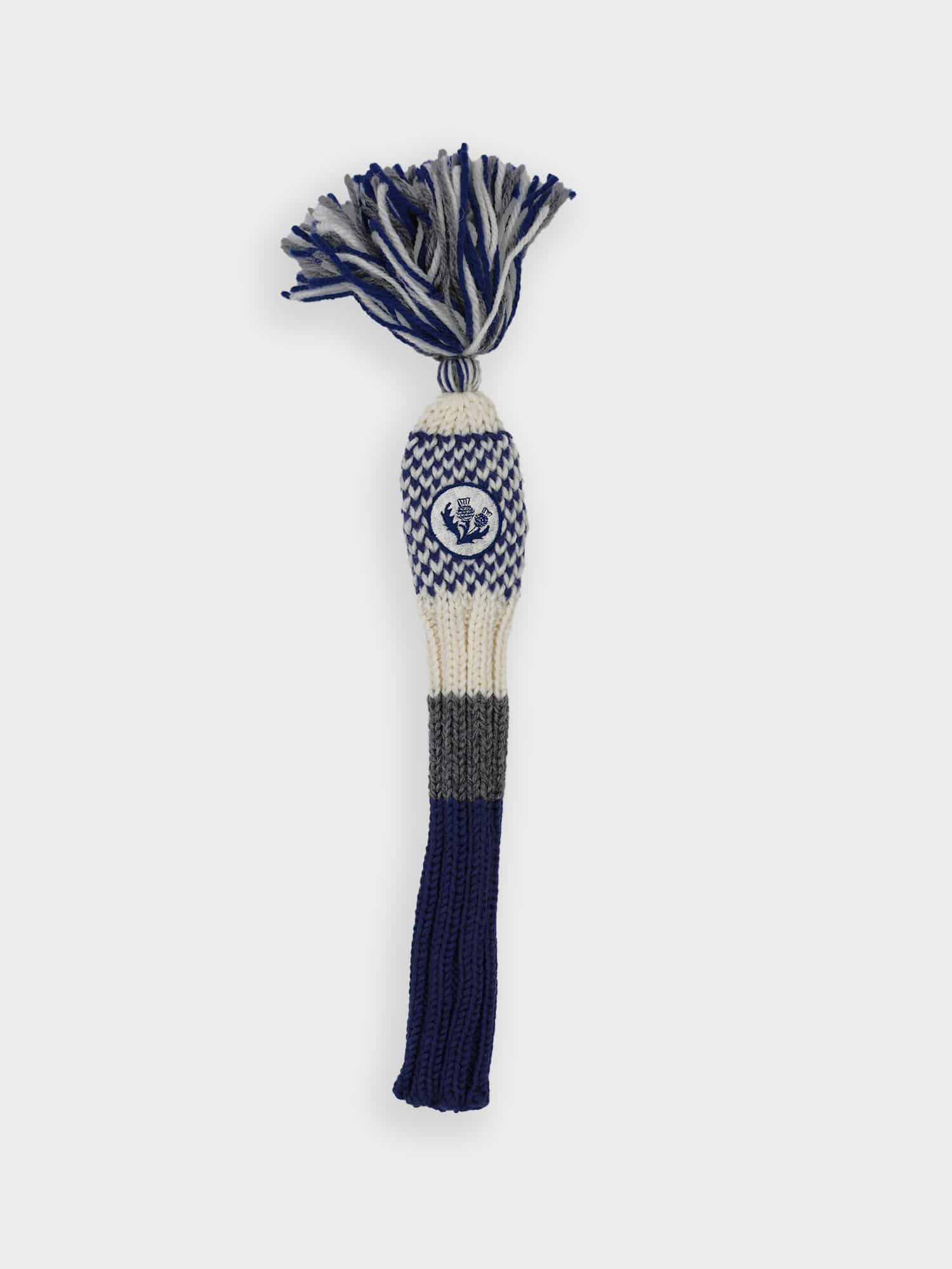 Knit Hybrid Headcover - Navy & Grey