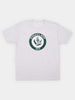 Light gray T-shirt featuring a green circular logo with text "Donald J. Ross 1872" and a stylized thistle design, conveying a vintage feel.