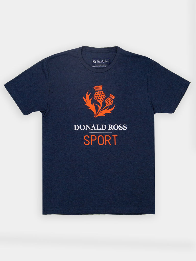 The DJR Sport Performance Tee - Navy