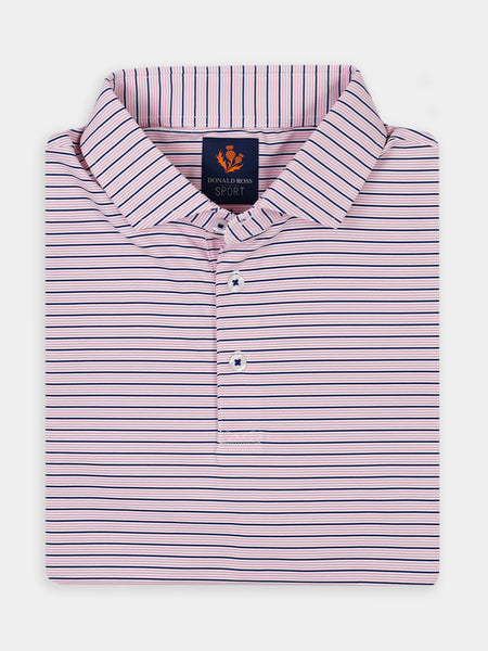 Fine Line Stripe Polo - Sport Fit