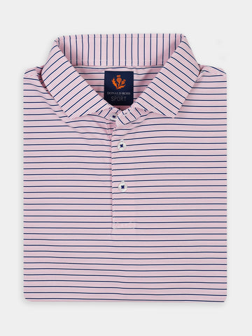 Fine Line Stripe Polo - Sport Fit
