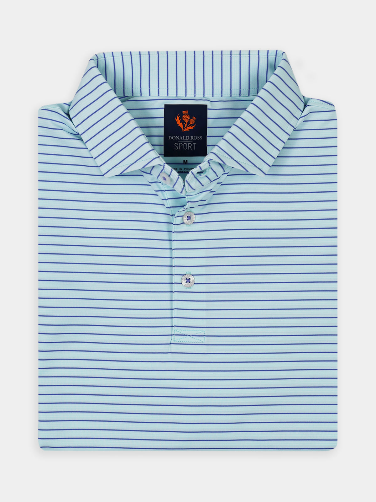 Fine Line Stripe Polo - Sport Fit