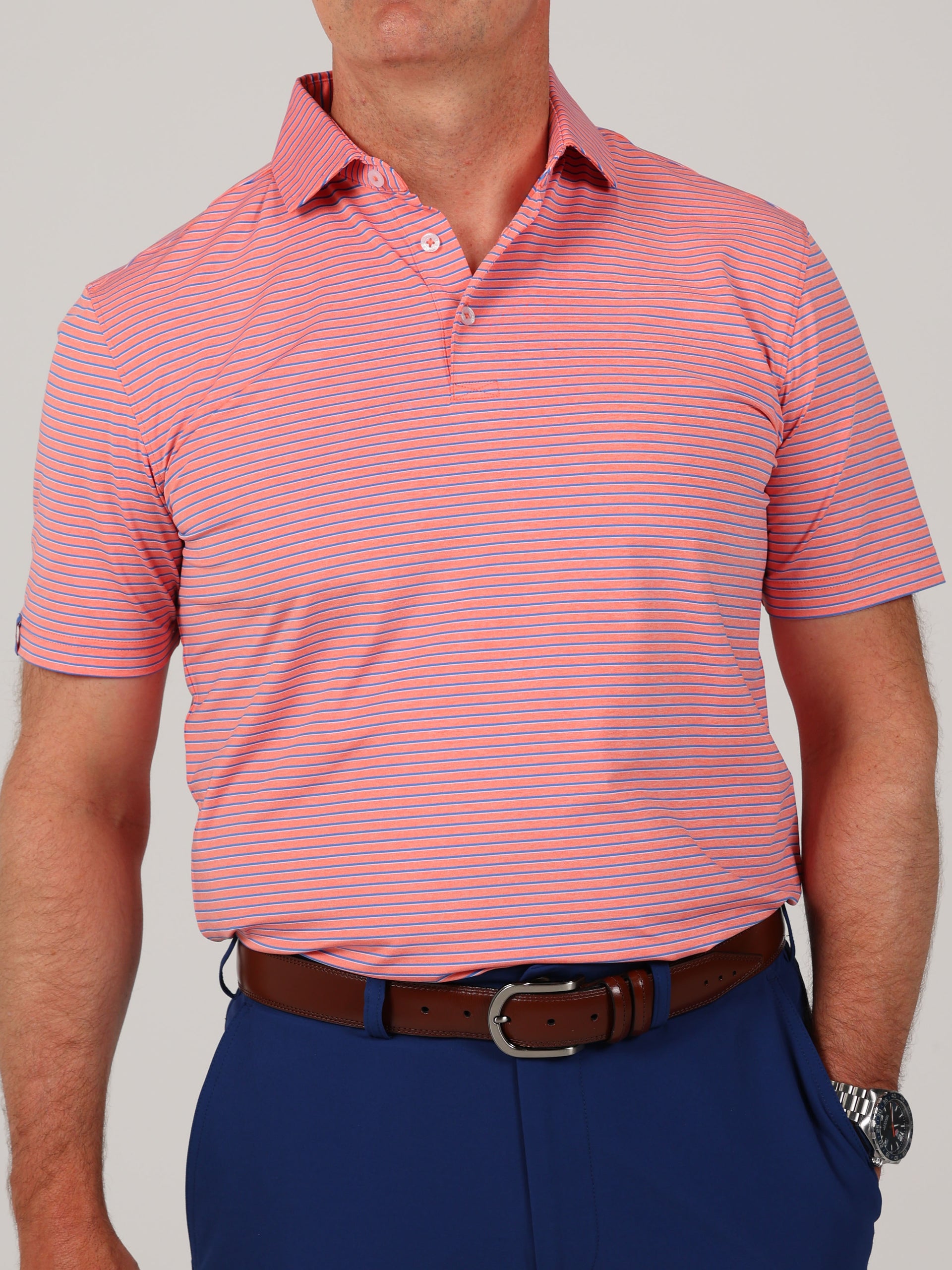 ELOM-SHADOW STRIPE W/VERTICAL STRIPE COLLAR